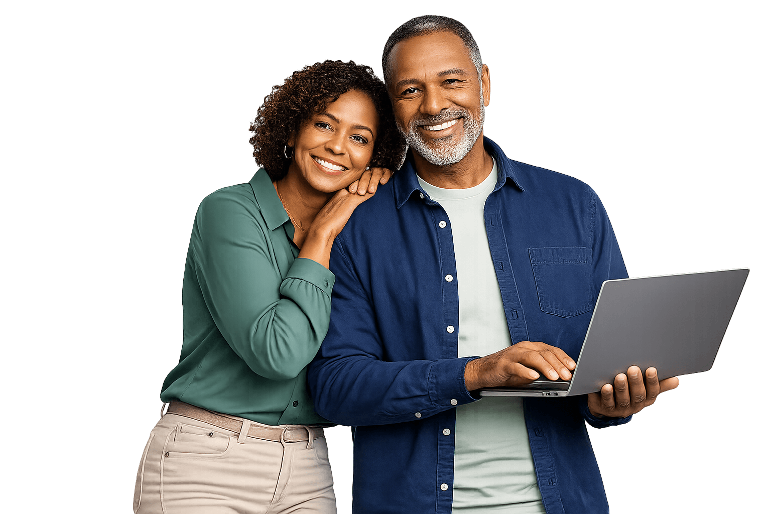 A couple shopping for Medicare plans with Planwise65